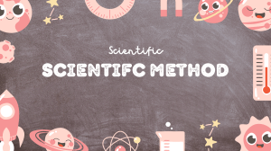 The scientific Method