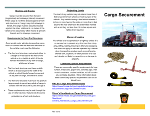 CVSD Cargo Securement