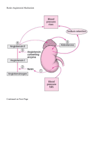 Aldosterone and ADH