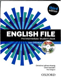 English File Pre Intermediate 3e Student Book