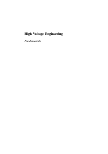 High Voltage Engineering - Fundamentals 2nd ed. - E. Kuffel, W. Zaengl, J. Kuffel (Newnes, 2000) WW)