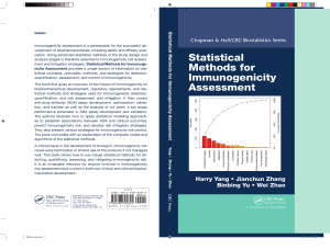 Statistical methods for immunogenicity assessment