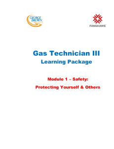 Gas Technician III Safety Module: Protecting Yourself & Others