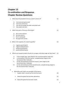 Chapter 13 - Chapter Review Questions