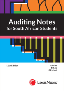 Auditing notes for South African students 