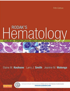 Rodak’s Hematology clinical principles and applications