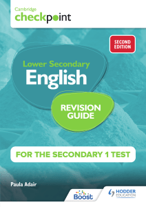 dokumen.pub cambridge-checkpoint-lower-secondary-english-revision-guide-for-the-secondary-1-test-2nbsped-1398342874-9781398342873
