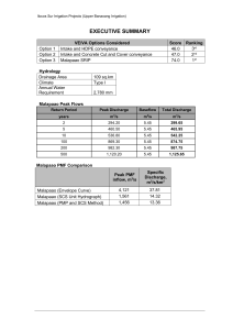 Upper Banaoang FSR salient features