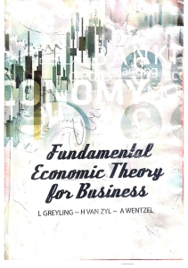 Economics textbook-Fundamentals of economic theory for business-1