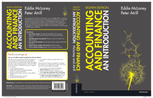 Accounting and finance by Eddie McLaney