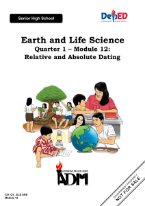 ELS Q1 Module 12 Relative and Absolute Dating v2