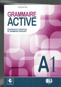 Grammaire active A1