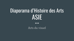 Histoire des arts - Asie