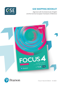 Focus Second Edition 4 BrEng GSE Mapping Booklet