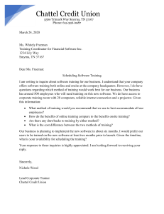 Example Inquiry Letter