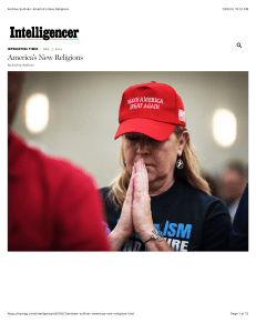  America’s New Religions