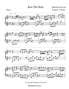 Kiss-The-Rain-Sheet-Music-Yiruma-(Sheetmusic-free.com)
