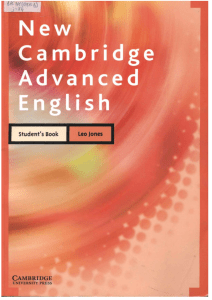 New Cambridge Advanced English Student's Book