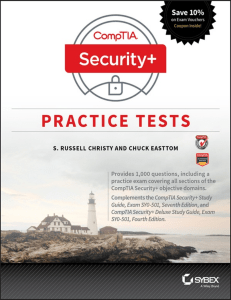 CompTIA Security  Practice Test - S. Russell Christy
