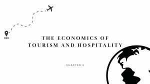 The Economics of Tourism and Hospitality (2)