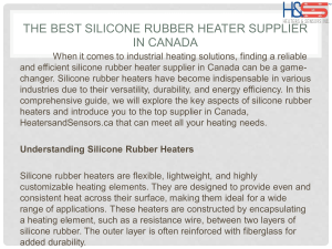 The Best Silicone Rubber Heater Supplier in Canada
