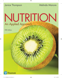 Nutrition Food and science