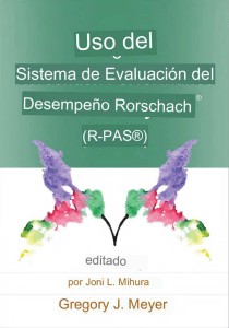1-Es- Uso del sistema de evaluación del rendimiento de Rorschach