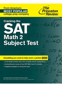Cracking the SAT Math 2 Subject Test ( PDFDrive.com )