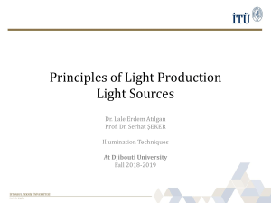 Illumination Techniques Djibouti Lecture I