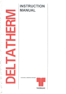 DeltaTherm - Instruction Manual