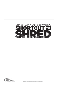 Jim Stoppani's 6Week Shortcut to Shred