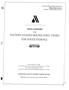 Standard-AWWA-D103-97