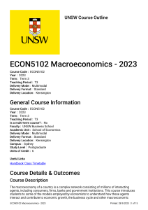 CO ECON5102 1 2023 Term 3 T3 Multimodal Standard Kensington