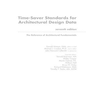 Time Saver Standards for Architecture