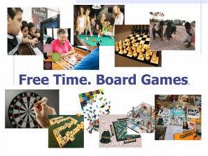 free time - board games