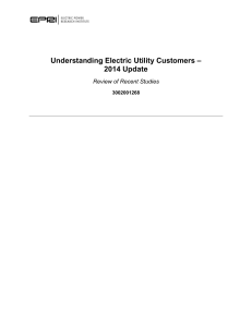3002001268 Understanding Electric Utility Customers    2014 Update  Review of Recent Studies