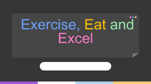 Exercise, Eat, Excel: Health & Fitness Presentation