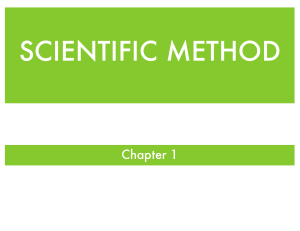 7th grade chap 1 scientific method ppt  