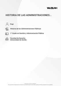 HISTORIA DE LAS ADMINISTRACIONES PÚBLICAS