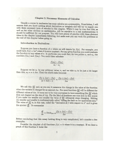 derivative proofs, newtonian mechanics 
