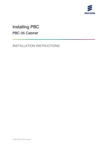 Installing PBC PBC05 Cabinet