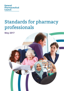 standards for pharmacy professionals may 2017 0