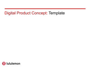 Digital Product Concept Template