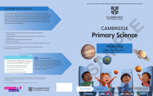 Cambridge  Science WB6