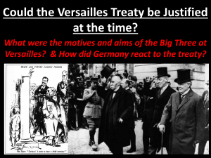 why was the treaty of versailles unpopular in