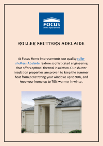 Roller Shutters Adelaide