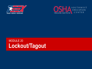 fy06 46f6-ht30 20 lockout tagout