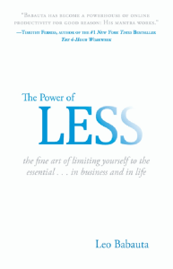 The Power Of Less-Leo Babauta