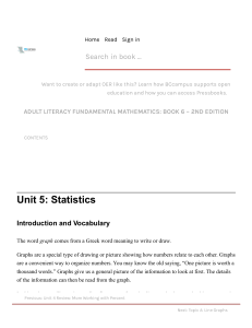 Unit 5 - Statistics