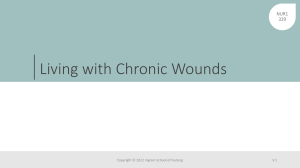 329 living with chronic wounds